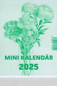 Mini kalendár 2025 zelený