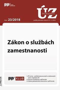 Úplne znenia zákonov 23/2018