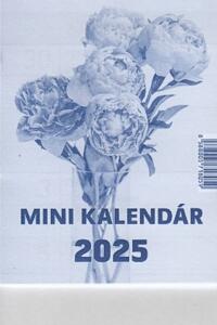 Mini kalendár 2025 modrý