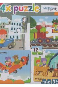 Car, train, plane, wagon