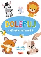 Dolepuj zvieratká - modrý zošit