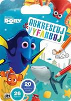 Obkresľuj a vyfarbuj - Hľadá sa Dory