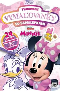 Tvarované vymaľovanky so samolepkami Minnie