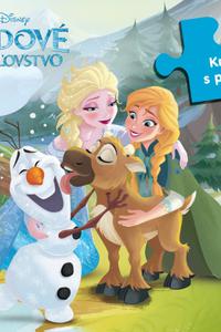 Ľadové kráľovstvo - kniha s puzzle