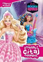 Barbie Rock ´n Royals - Vyfarbuj, čítaj, nalepuj