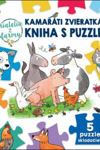 Kamaráti zvieratká kniha s puzzle