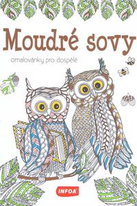 Moudré sovy - Omalovánky pro dospělé