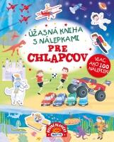 Úžasná kniha s nálepkami pre chlapcov– viac ako 100 nálepiek!