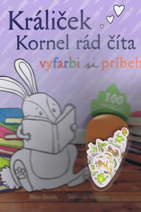 Králiček Kornel rád číta - vyfarbi si príbeh