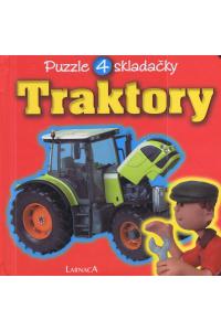 Traktory - puzzle 4 skladačky