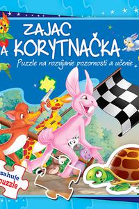 Zajac a korytnačka - Puzzle na rozvíjanie pozornosti a učenie