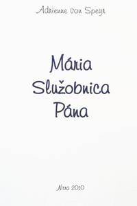 Mária Služobnica Pána   