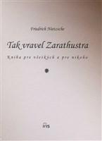 Tak vravel Zarathustra