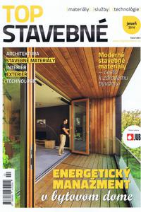 Top stavebné materiály, služby, technológie jeseň 2016