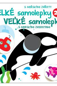 Veľké samolepky s morskými zvieratami Kosatka