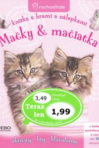 Mačky & mačiatka - Knižka s hrami a nálepkami