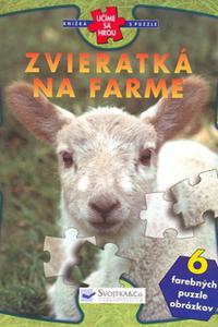 Zvieratká na farme - 6 farebných puzzle obrázkov